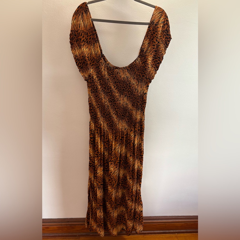 Westside Designs Animal Print Maxi Dress XL Plus Size